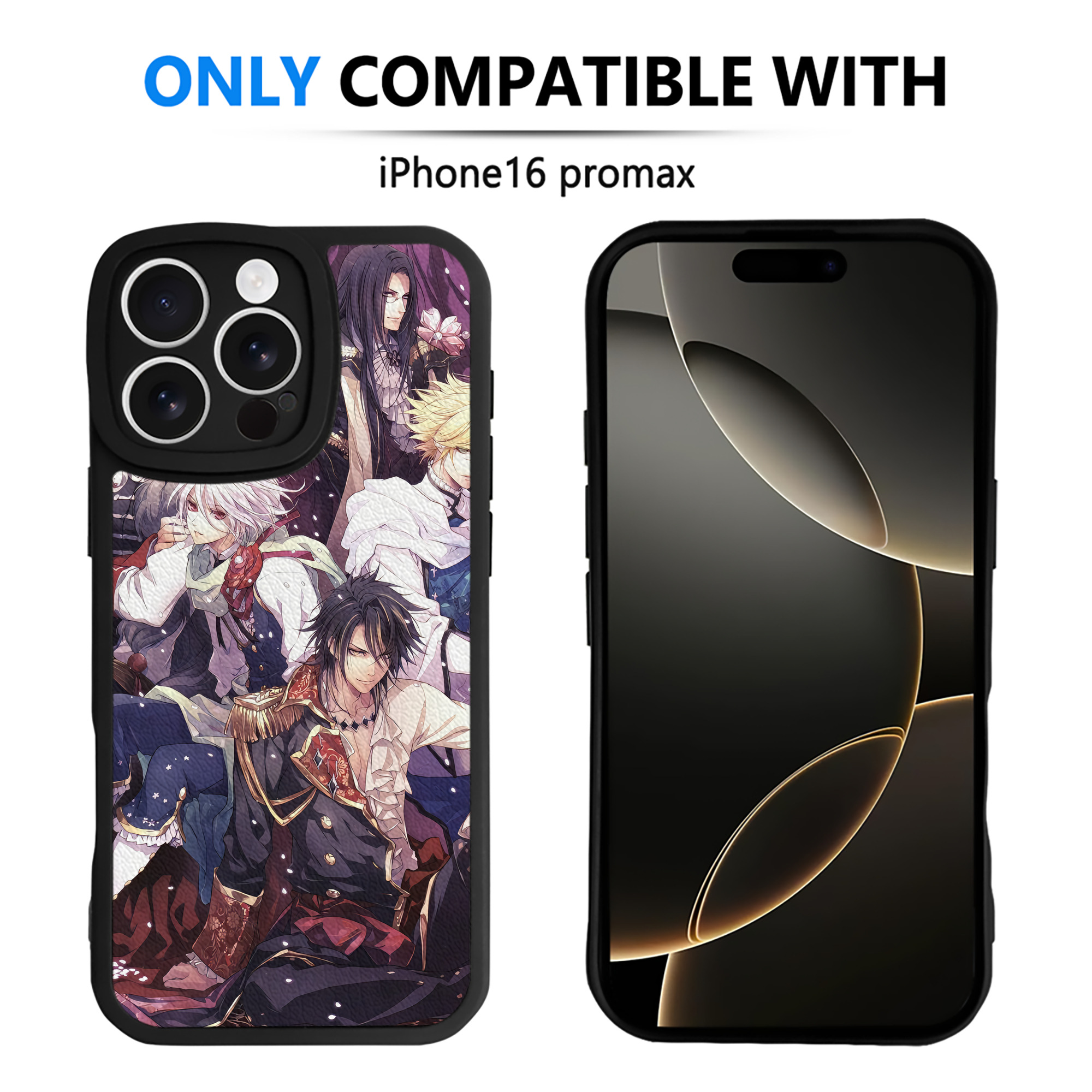 （画像用） 刀剣乱舞 Touken Ranbu 【iPhone 16シリーズ対応】シリコンスマホケース（レザー調） 材質：シリコン